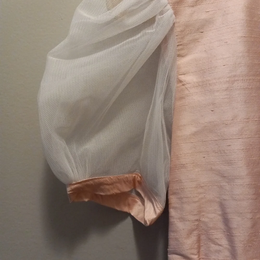 Posies Of Maine "Tinker Bell"Girls Dress Pink White Size 16. NWT - Picture 3 of 11